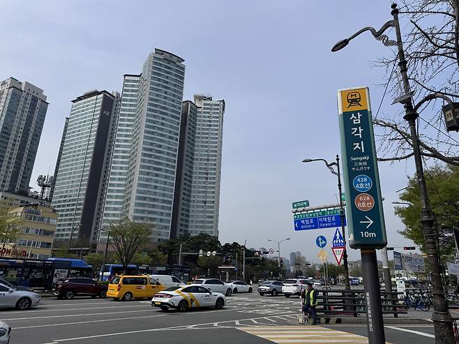 용산구 대통령실 주변 삼각지역 모습 서영상 기자