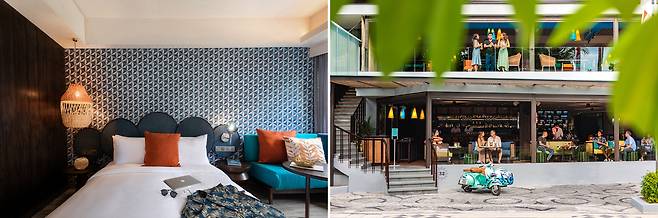 코코모 객실과 스트리트 32 레스토랑. 사진제공|팜투어