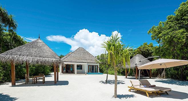 넓은 개인 정원을 갖춘 비치 레지던스. 사진제공|팜투어