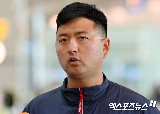 김우진(청주시청)이 18일 원주양궁장에서 진행된 2025 양궁 국가대표 최종 2차 평가전을 통해 올 시즌 남자 리커브 국가대표로 선발된 뒤, 앞으로도 계속 최고의 자리를 지키기 위해 노력하겠다고 말했다. 엑스포츠뉴스DB