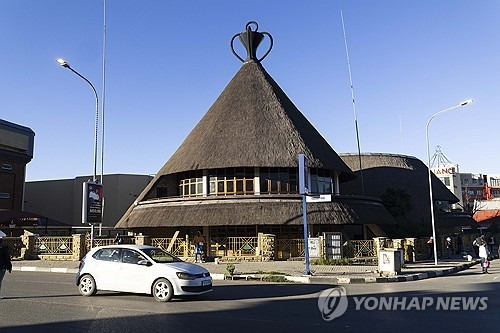 레소토 수도 마세루의 한 거리 전경 [EPA 연합뉴스 자료사진. 재판매 및 DB 금지]