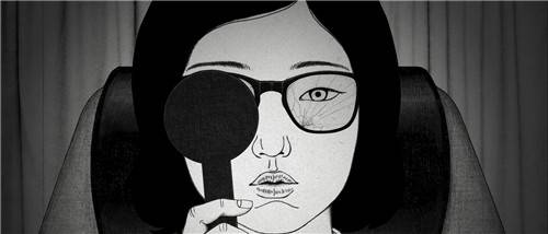 정유미 감독 단편 애니메이션 '안경' 속 이미지 [프랑스비평가협회 홈페이지 캡처. 재판매 및 DB 금지]