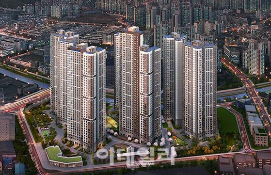 금정역 푸르지오 그랑블 조감도. (자료=대우건설)