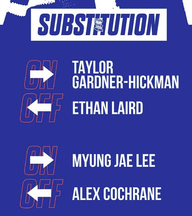 사진=버밍엄 SNS 캡처