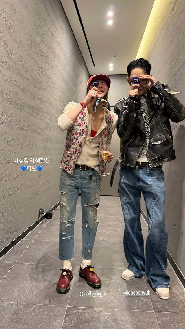 사진=지드래곤 스태프 소셜미디어