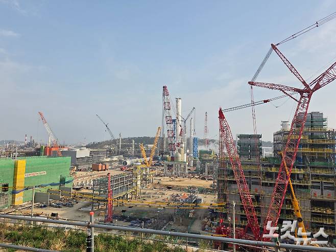 울산 샤힌 프로젝트 공사 현장. 유대용 기자