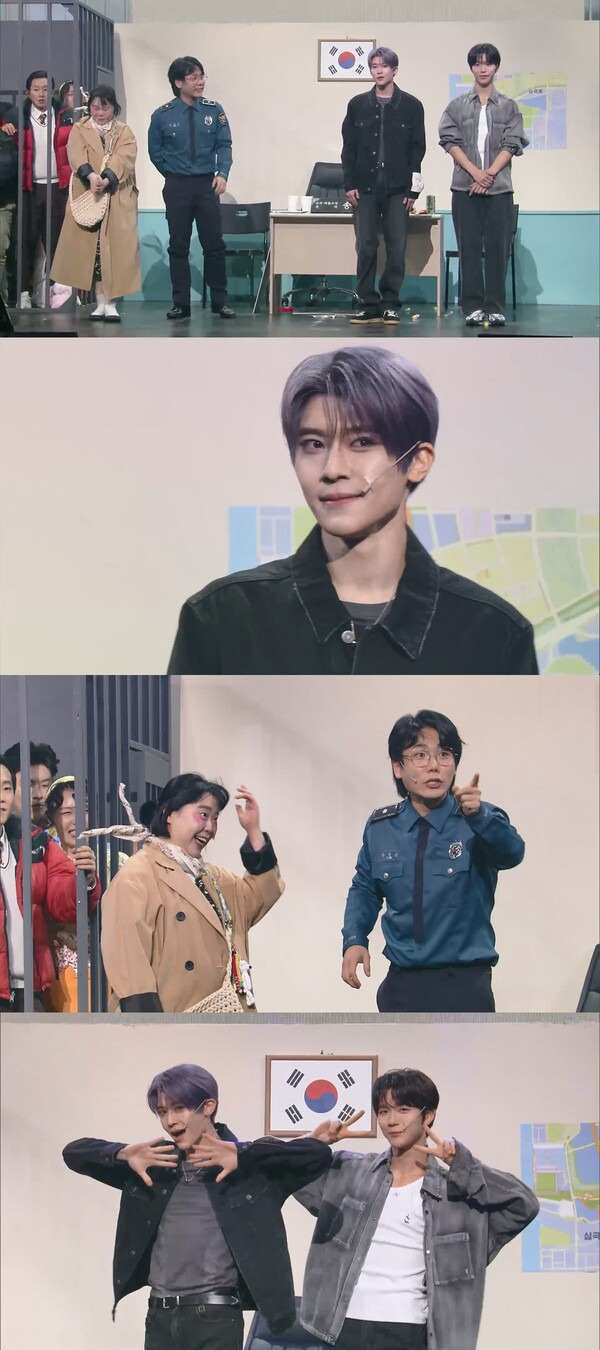 ▲ 20일 방송되는 '개그콘서트'의 '심곡파출소' 코너에 NCT 위시 시온, 재희가 출연한다. 제공|KBS