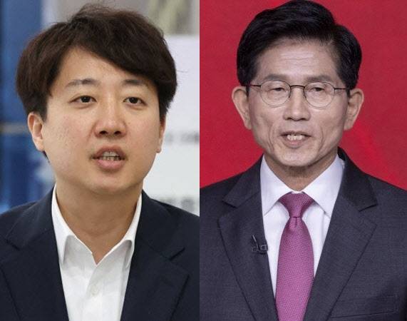 이준석 개혁신당 대선 후보(왼쪽), 김문수 국민의힘 대선 경선 후보.(사진=연합뉴스)