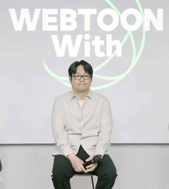 Webtoonist Bae Jin-soo, the creator of Naver Webtoon's ″Money Game″ (2018-2020) series [NAVER WEBTOON]