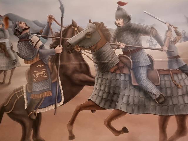 경주 화랑마을의 화랑 전쟁도.