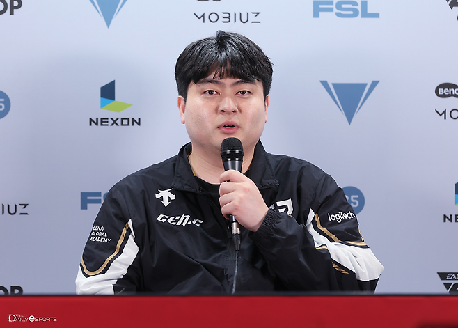 개인전에 약하다는 평가를 벗고 좋은 모습 보이겠다 약속한 젠지의 '릴라' 박세영.