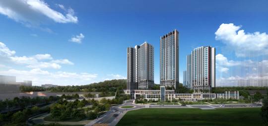 김포 '풍무역 롯데캐슬 시그니처' 투시도. [롯데건설 제공]