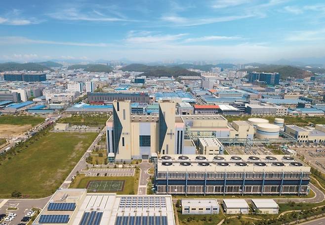 에스파워의 안산복합화력발전소 전경
