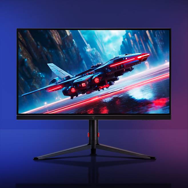 주연테크 X25F 25인치 LED 게이밍 모니터 240Hz 0.5ms HDR 피벗 무결점 제품 이미지.