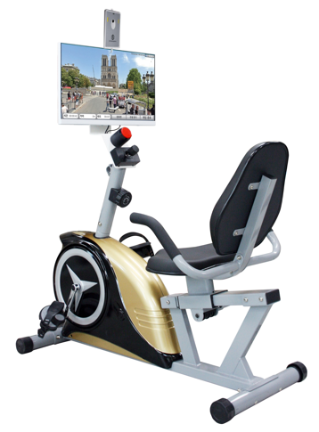 쓰러짐을 감지하고 알려주는 기능이 추가된 맨엔텔의 '꿈의 자전거(SDB-770)' 제품