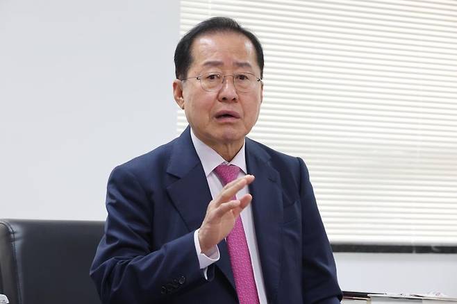 홍준표 국민의힘 대선 경선후보 (2025.04.19 사진=박범준 기자)