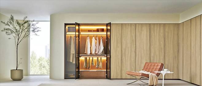 한샘의 프리미어 붙박이장 ‘시그니처’ /한샘 제공