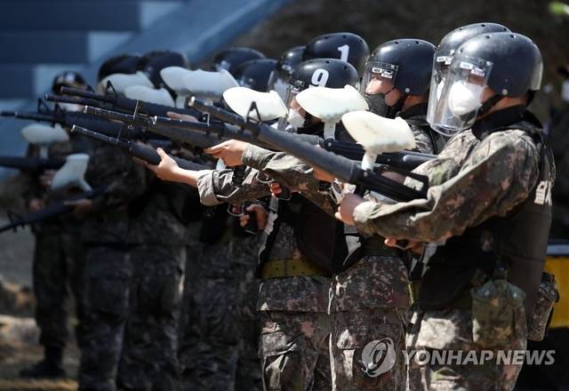 예비군 훈련. 연합뉴스