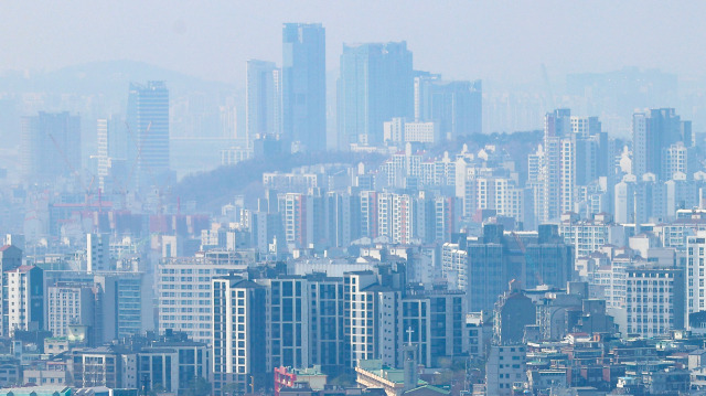 사진은 서울 남산에서 바라본 서울 아파트 단지 모습.연합뉴스