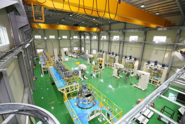 나노인택 강원 원주 제조시설 설비.사진제공=나노인텍