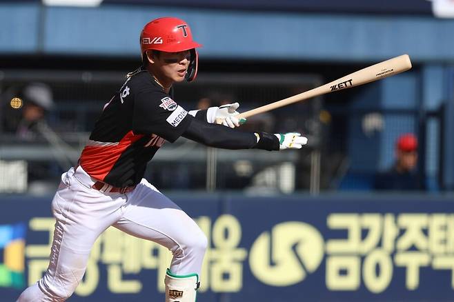 ▲ 한동안 타격 성적이 크게 처졌던 박찬호는 지난 주를 기점으로 그래프가 다시 오름세를 그리고 있다. ⓒKIA타이거즈
