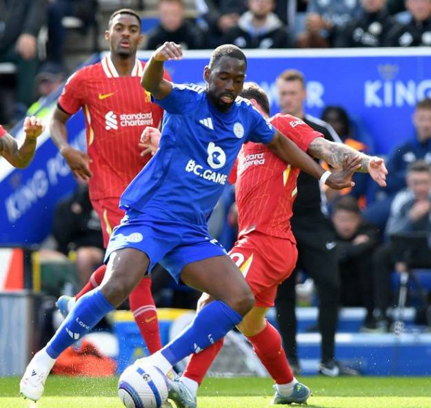 레스터 시티-리버풀 경기 장면. /사진=레스터시티 공식 SNS 갈무리