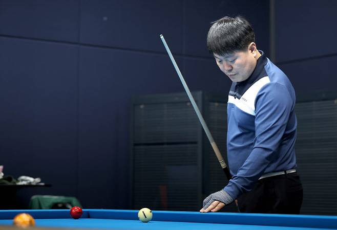 프로당구 PBA 1부투어 잔류에 성공한 김병호. 사진=PBA 사무국