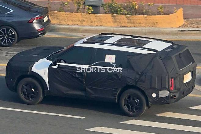 기아 '텔루라이드 풀체인지' 테스트카 (출처 : 숏카)