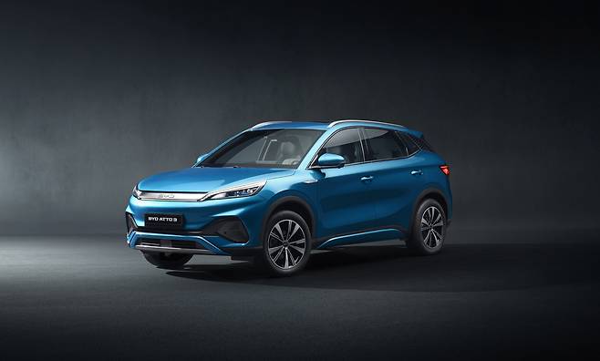 중국 비야디(BYD)가 처음으로 국내에 출시한 모델인 '아토3'. /BYD코리아