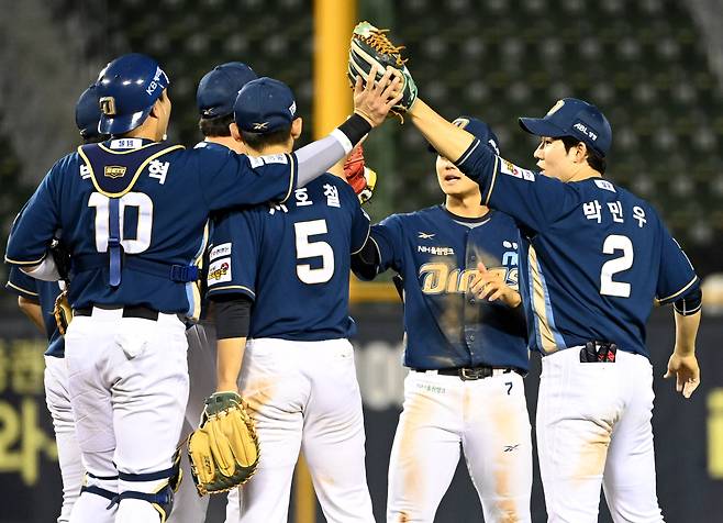 22일 잠실야구장에서 열린 NC와 LG의 경기에서 NC가 6대5로 승리하며 3연패에서 탈출했다. /허상욱 스포츠조선 기자