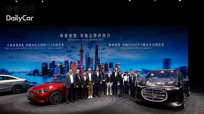 메르세데스-벤츠 2025 상하이오토쇼 월드 프리미어 CLA 롱휠베이스(CLAL) & 비전 V(Vision V)