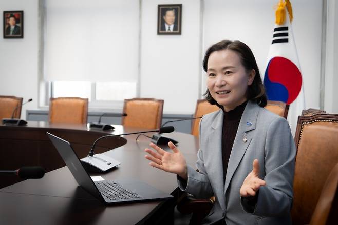 14일 오후 서울 여의도 국회의사당에서 이해민 조국혁신당 국회의원이 동아사이언스와 인터뷰하고 있다. 이해민 의원실 제공
