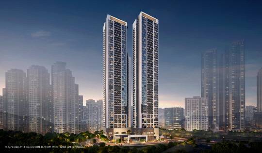 쌍용 더 플래티넘 서면 투시도