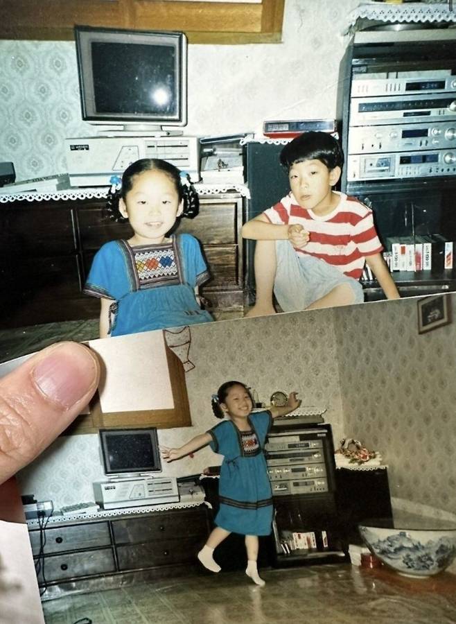 침착맨과 통닭천사 어린시절 사진.jpg