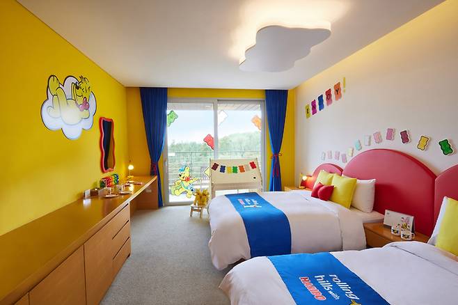 롤링힐스 호텔 하리보 컨셉룸.[사진제공=롤링힐스 호텔]