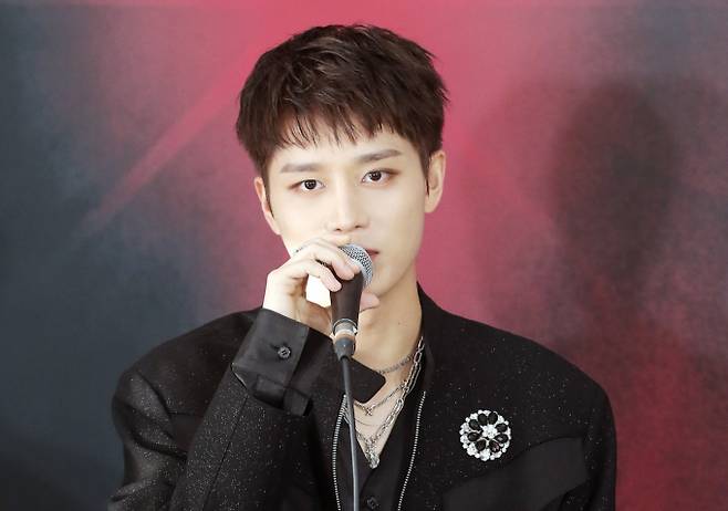 사진은 지난 2022년 10월 서울 송파구 올림픽주경기장에서 진행된 두 번째 월드 투어의 서울 스페셜 공연 'NEO CITY : SEOUL - THE LINK +'(네오 시티 : 서울 - 더 링크 플러스) 기자회견에 참석한 전 NCT 127(엔시티 127) 멤버 문태일. /사진=머니투데이