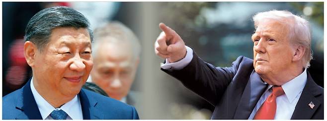 시진핑(왼쪽) 중국 국가 주석과 도널드 트럼프 미국 대통령 [로이터·AFP]