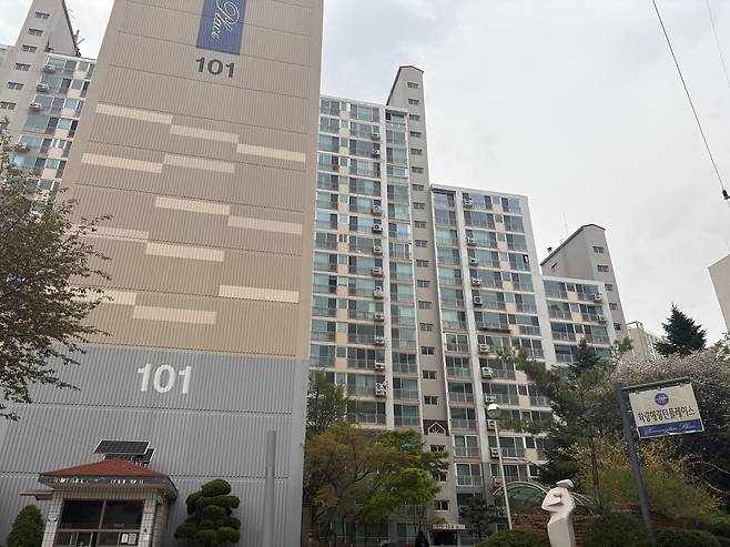 서울 노원구 공릉동 ‘태릉해링턴플레이스’ 아파트 단지 모습. [정주원 기자]