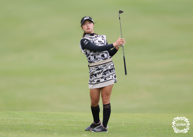 드라이브 샷과 그린적중률 부문에서 모두 1위에 올라 있는 이동은. 사진 제공=KLPGA