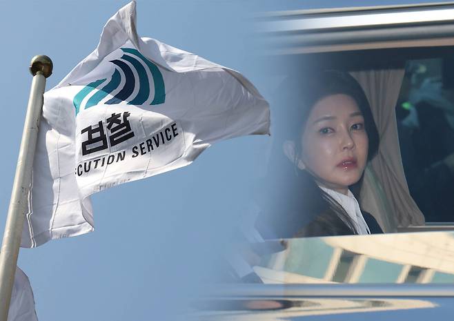 윤석열 전 대통령 부부가 연루된 공천개입 등 명태균씨 관련 사건을 수사 중인 검찰이 지난해 총선 국민의힘 예비후보 김상민 전 검사(현 국가정보원 법률특보)를 18일 조사하면서 김 여사의 검찰 소환이 임박했다는 관측이 나온다. ⓒ시사저널 양선영 디자이너·연합뉴스