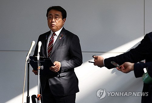아카자와 료세이 일본 경제재생상 [로이터=연합뉴스 자료사진. 재판매 및 DB 금지]