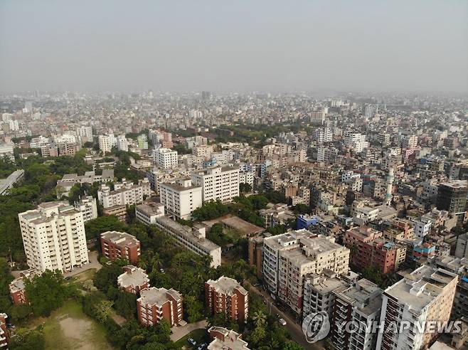 방글라데시 다카 시내 [연합뉴스 자료사진. 재판매 및 DB 금지]