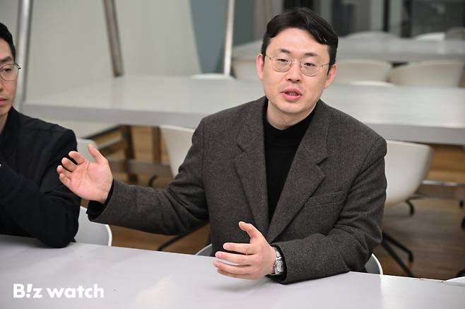 김현구 W컨셉 Biz Dev.팀장이 W컨셉의 숏폼에 대해 설명하고 있다. /사진=이명근 기자 qwe123@