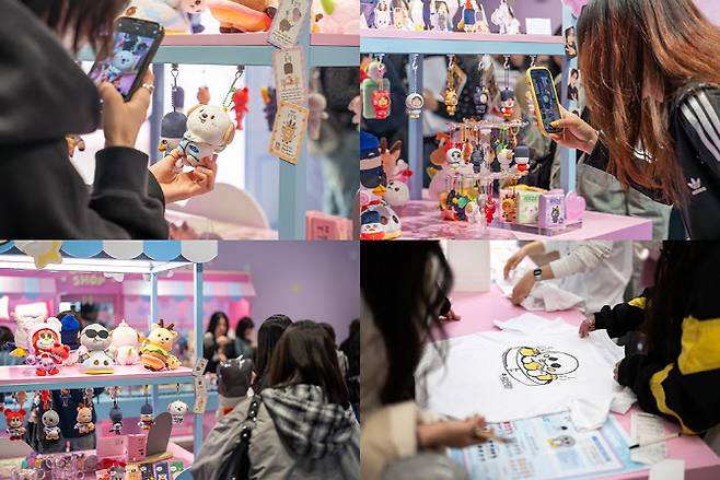 라이즈 캐릭터 팝업스토어 현장(사진=SM엔터테인먼트)