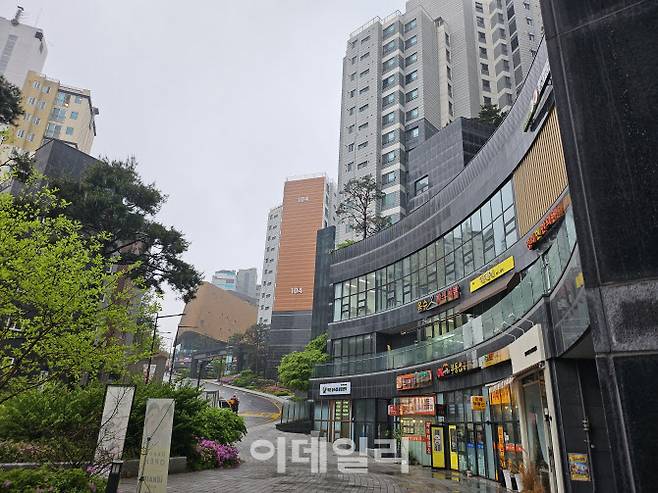 서울 성동구 옥수동 e편한세상옥수파크힐스 전경.