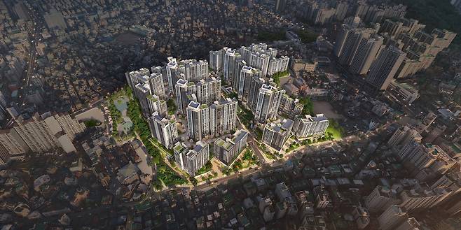 힐스테이트 메디알레 조감도(현대건설).