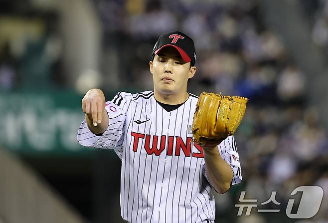 LG 트윈스 선발 투수 임찬규. 2025.4.16/뉴스1 ⓒ News1 이승배 기자