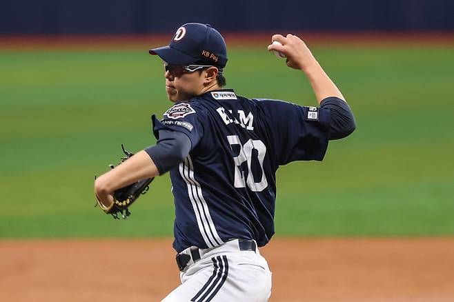 두산 투수 김유성.(두산 베어스 제공)