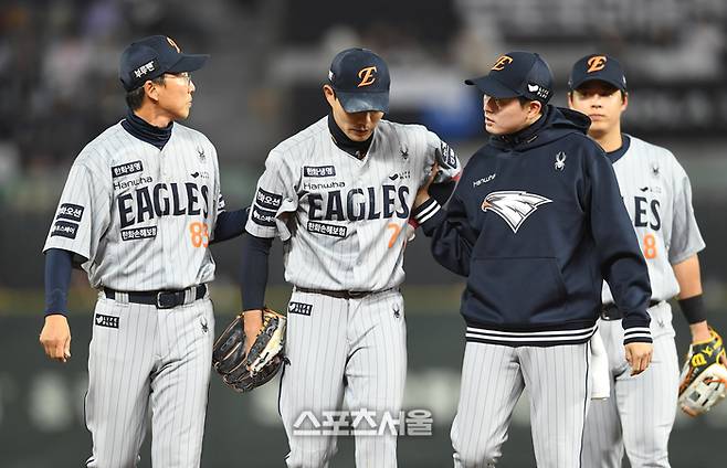 한화 유격수 심우준이 1할대 타율에 머문다. 문학 | 박진업 기자 upandup@sportsseoul.com