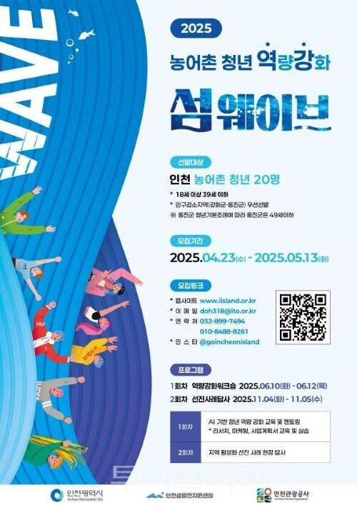 인천 섬웨이브&nbsp; 포스터/투어코리아뉴스 정명달 기자